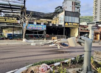 VIETNAM – MÉTÉO : Cinq morts et 260 millions d’euros de dégâts causés par le typhon Kalmaegi Kalmaegi Vietnam