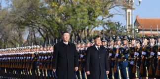 Roi Rama X et Xi Jinping