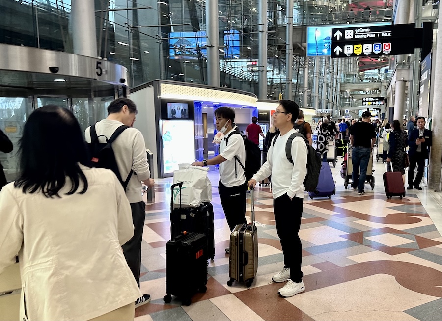 Touristes Suvarnabhumi