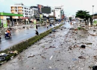 THAÏLANDE – INONDATIONS : Hat Yai, les eaux refluent enfin, le drainage s’accélère