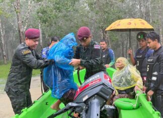 THAÏLANDE – INONDATIONS : Mobilisation des forces armées