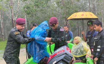 THAÏLANDE – INONDATIONS : Mobilisation des forces armées