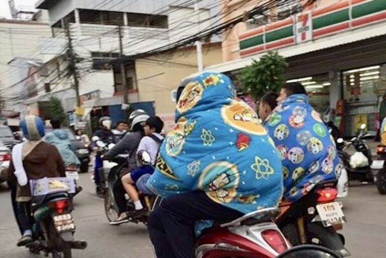 THAÏLANDE – MÉTÉO : Alerte au froid et au passage du typhon Koto du 28 au 30 novembre