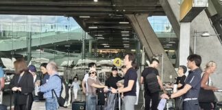 touristes à Suvarnabhumi