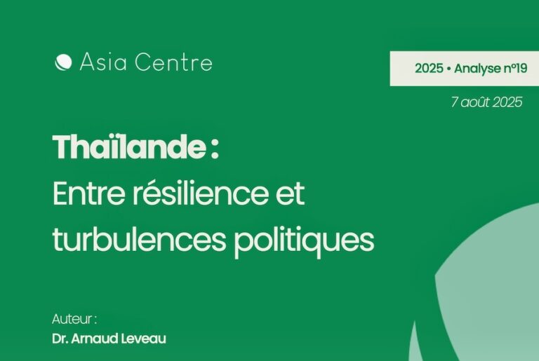 THAÏLANDE – POLITIQUE : La résilience thaïlandaise, malgré la crise politique et le conflit avec le Cambodge
