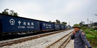 Vietnam train vers la Chine