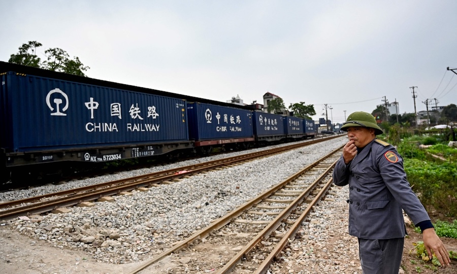 Vietnam train vers la Chine