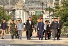 discussion à Chanthaburi - délégation cambodgienne