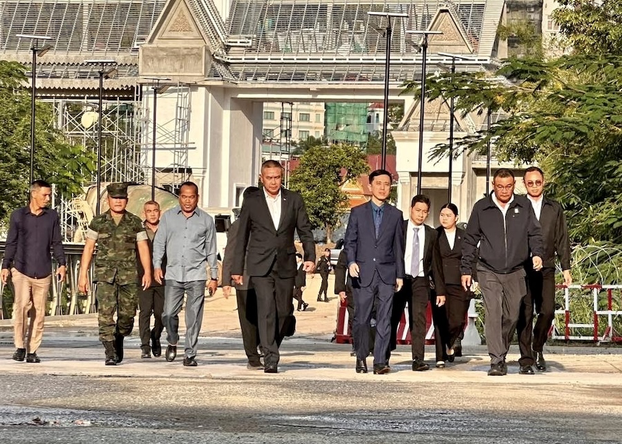 discussion à Chanthaburi - délégation cambodgienne