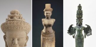 restitution scultutres khmères