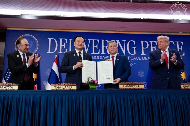 THAÏLANDE – CAMBODGE : La Malaisie appelle au calme