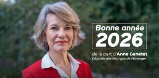 ASIE – FRANCE : Anne Genetet, députée des Français d’Asie, vous présente ses vœux pour 2026 Anne Genetet vœux 2026