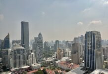 Bangkok vue aérienne