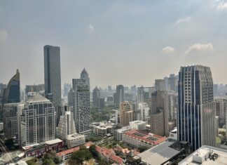 Bangkok vue aérienne