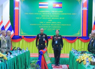 THAÏLANDE – CAMBODGE : La réunion du comité régional frontalier s’achève sans accord Cambodge Thaïlande RBC