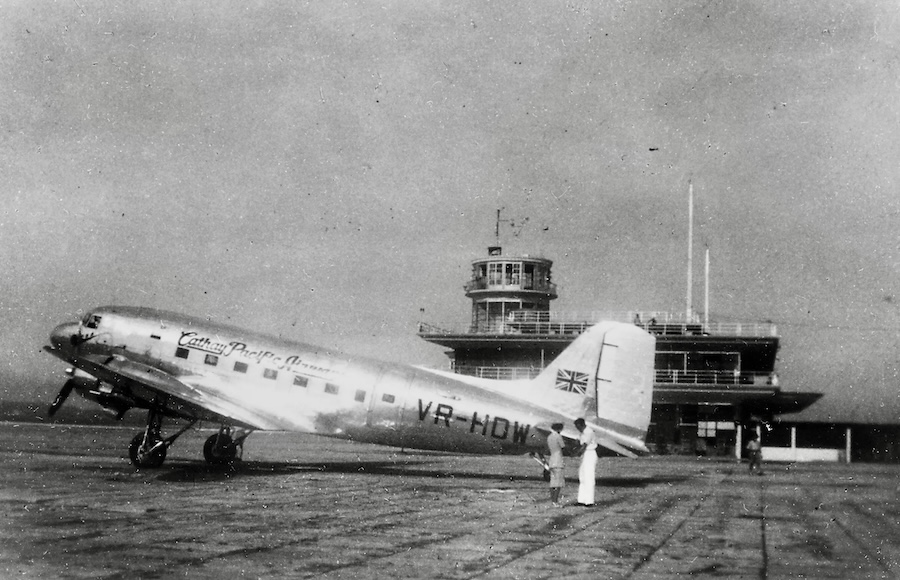 Cathay Pacific 1946 Singapour