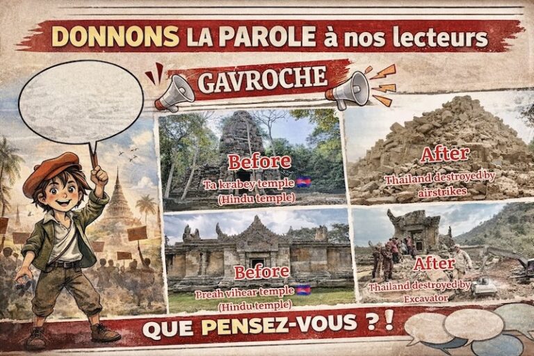 THAÏLANDE – CAMBODGE : Doit-on se méfier des images qui ont circulé ?