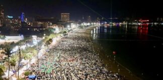 Plage de Pattaya nouvel an 2026