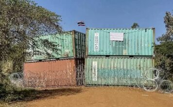 Thaïlande Cambodge conteneurs