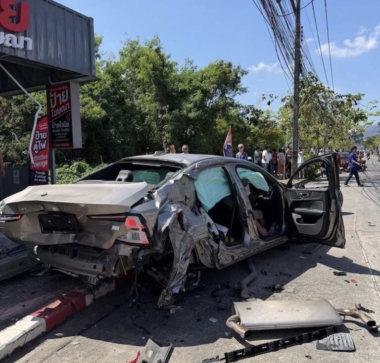 PHUKET – SOCIÉTÉ : Un automobiliste ivre tue un touriste français et endommage neuf véhicules