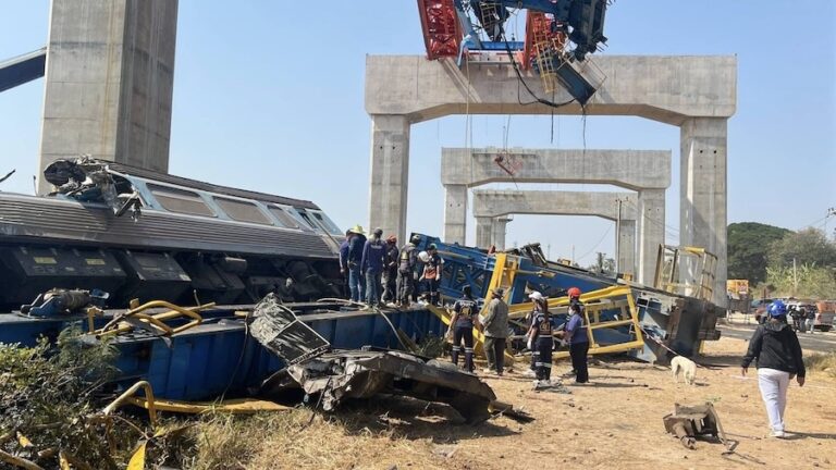 THAÏLANDE – CATASTROPHE : 22 morts après la chute d’une grue sur un train à Nakhon Ratchasima