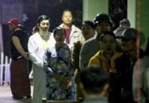 bureau de vote Birmanie