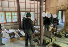 cache d'armes cambodgienne