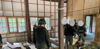 cache d'armes cambodgienne