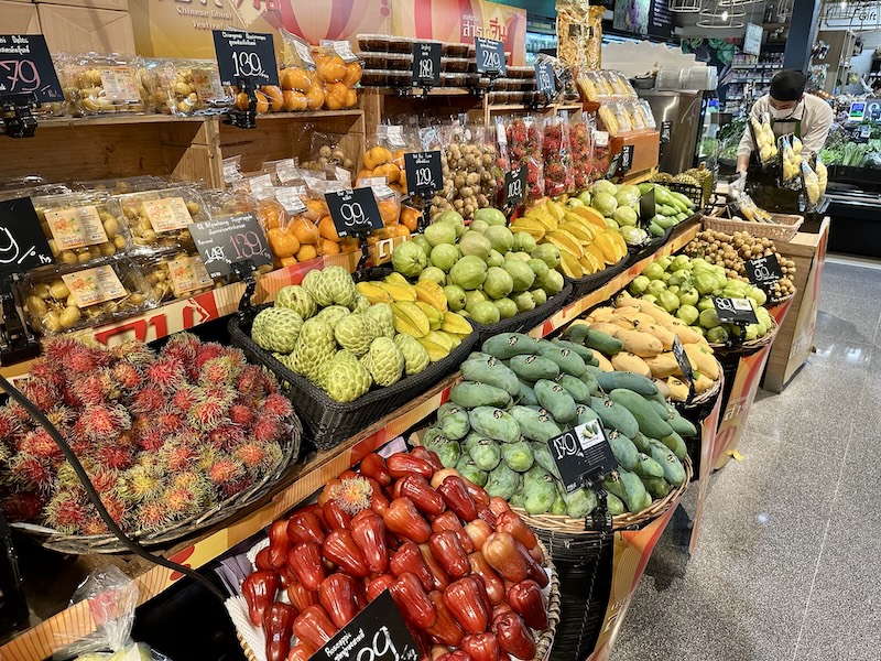 Supermarché - fruits