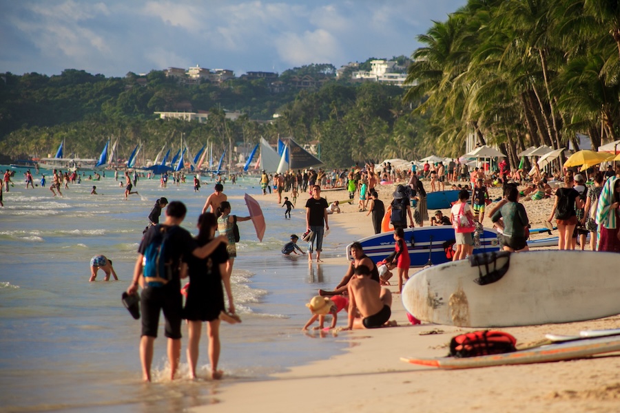 touristes Boracay