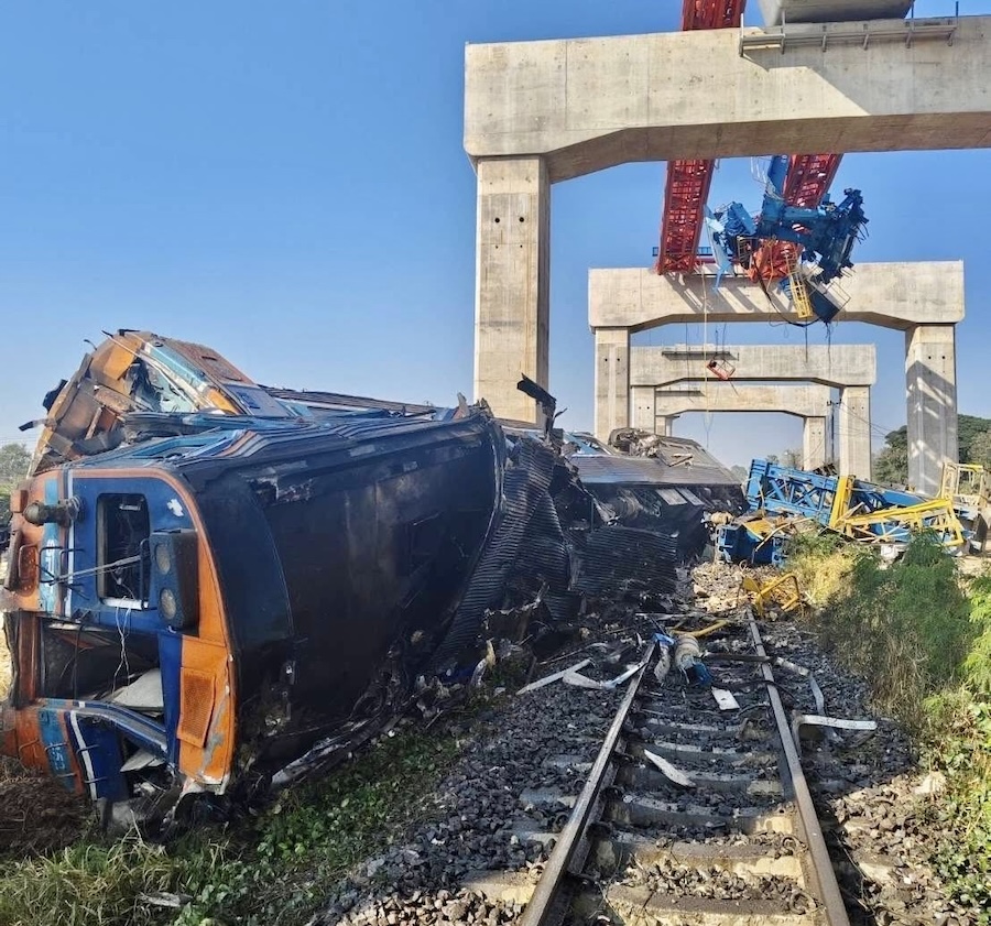train grue accident Korat