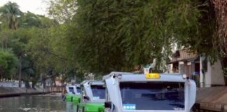 BANGKOK – SOCIÉTÉ : Explorez la vieille ville gratuitement en bateau électrique Bateau électrique Bangkok