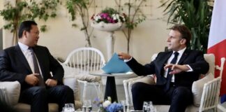 Hun Manet et Emmanuel Macron