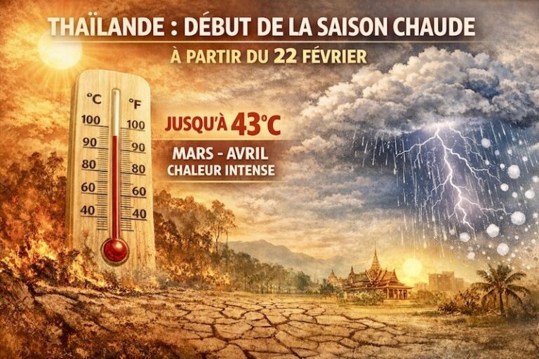 THAÏLANDE – CLIMAT : La saison chaude va démarrer, l&rsquo;air conditionné aussi…