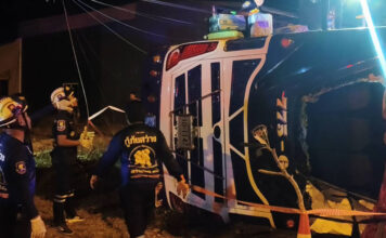 THAÏLANDE – SOCIÉTÉ : Les accidents d’autocars, une triste spécialité thaïlandaise accident autocar Trang