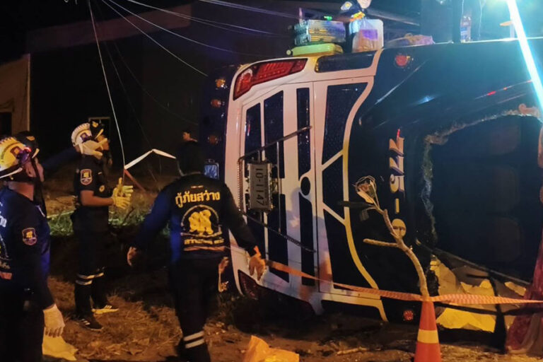 THAÏLANDE – SOCIÉTÉ : Les accidents d&rsquo;autocars, une triste spécialité thaïlandaise