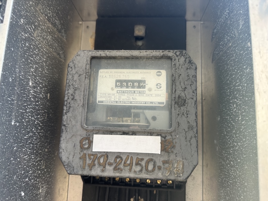 compteur électrique en Thaïlande