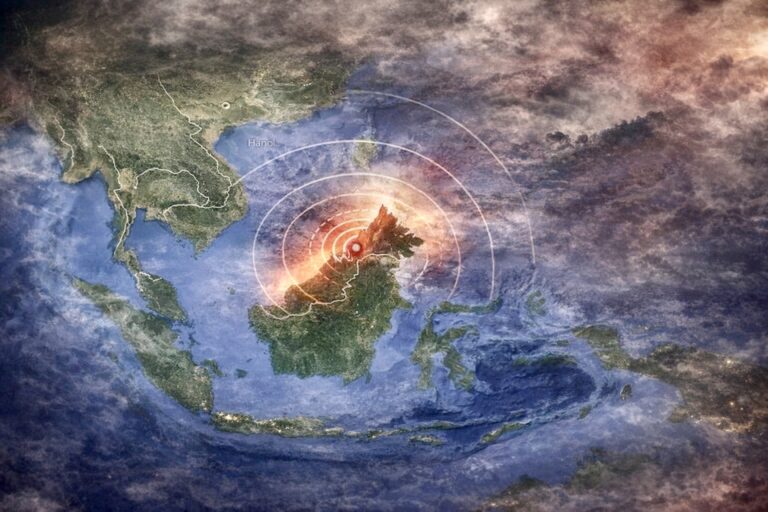 MALAISIE – SÉISME : Secousse de magnitude 6,8 au large de Sabah