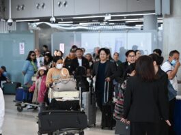 Thaïlandais rapatriés d'Iran