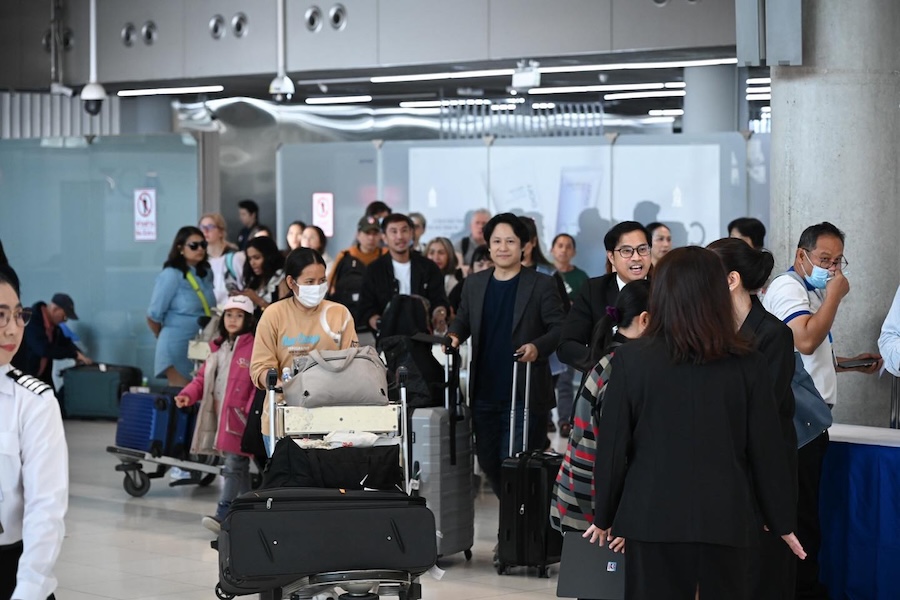 Thaïlandais rapatriés d'Iran