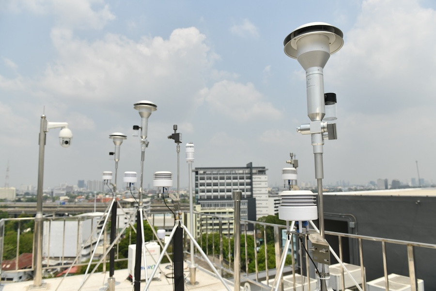 Détecteurs pollution à Bangkok