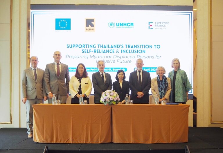 THAÏLANDE – BIRMANIE : L’Union européenne lance un programme de 15 millions d’euros pour les réfugiés birmans