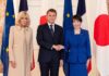 Emmanuel Macron avec Sanae Takaichi