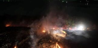 Incendie décharge de Phuket