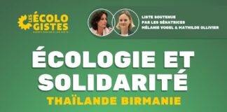 THAÏLANDE / BIRMANIE – FRANCE : Une candidate écologiste entre en campagne