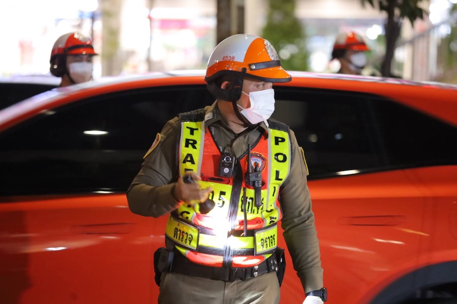 Police routière Thaïlande