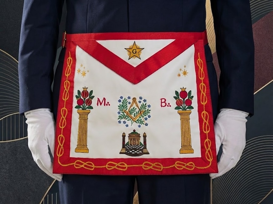 Tablier maçonnique GLDF