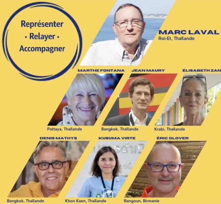 THAÏLANDE – FRANCE : La liste « Représenter – Relayer – Accompagner » présente ses candidats