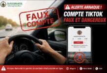Faux compte Tiktok permis de conduire