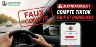 Faux compte Tiktok permis de conduire